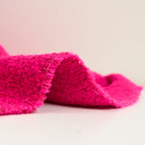 Tweed mezcla lana rosa