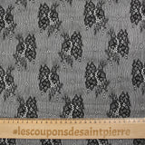 Dentelle polyester Mariposa noir