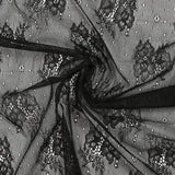 Dentelle polyester Mariposa noir