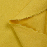 100% Laine cardée jaune poussin