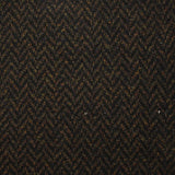 100% Laine chevrons orange et vert fond noir