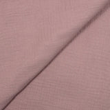 Double gaze irisée argent fond vieux rose