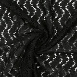 Black cloud polyester lace