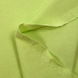 Pastel green ribbed cotton jersey