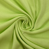 Pastel green ribbed cotton jersey