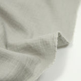 Double gaze irisée argent fond gris