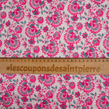 Coton matelassé double face Sandhya rose au mètre