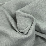 Thick chined gray minkee fabric