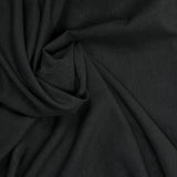 Polyester fluide froissé noir