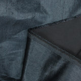 Velours côtelé coton 1 mm bleu nuit
