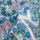 Coton liberty ® Clarabelle bleu au mètre