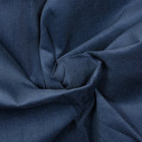 Velours côtelé coton et soie 1 mm bleu foncé