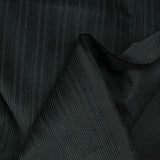 Velours côtelé 100% coton double rayure noir