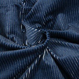 Velours côtelé 100% coton 5 mm bleu denim