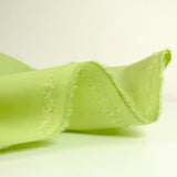 Poplina de algodón verde de manzana
