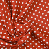 Ladrillo de 6 mm de algodón con estampado de puntos