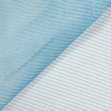 Velours côtelé coton 5 mm bleu ciel