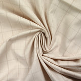 Beige ligero de algodón de espalda a espalda