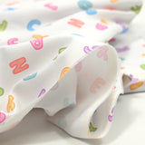 Alphabet print cotton sting