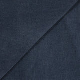 Velours de coton ras fantaisie bleu nuit
