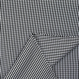Poliester Vichy 2 mm blanco y negro