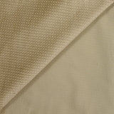 Velours de coton ras rayé fantaisie beige