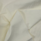 Velours de coton ras blanc cassé