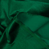 Velours de coton ras vert émeraude