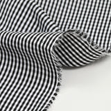 Poliester Vichy 2 mm blanco y negro