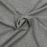 Jersey de viscose côtelé bord-côte Ilona gris chiné