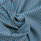 Semicírculo raso algodón elastano fondo marino