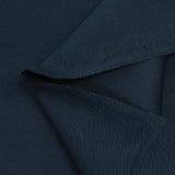 Coton gratté uni bleu nuit
