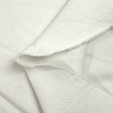 Coton chevrons en relief blanc cassé