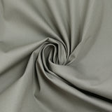 Twill de coton élasthanne gris silex