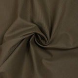 Gabardine de coton élasthanne châtaigne