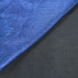 Crêpe irisé polyester marine
