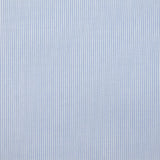 Coton chemise jacquard Enrique rayé blanc et ciel