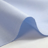 Coton chemise jacquard Enrique rayé blanc et ciel