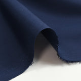 Popeline de coton bleu marine