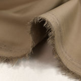 Satin de coton et soie beige sable