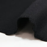 Drap de laine sergé noir