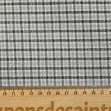 Coton tissé-teint carreaux Madison envers gris foncé