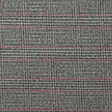 Coton tissé-teint Prince-de-Galles Caldicot envers gris foncé