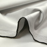 Satin de coton élasthanne gris clair