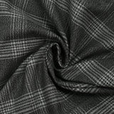 Coton tissé-teint Prince-de-Galles Cardiff envers marron