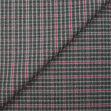 Prince of Wales dyed woven cotton Swansea navy reverse