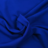 Jersey nid d'abeille bleu roi