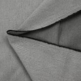 Sergé de coton élasthanne gris et noir