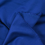 Maille polycoton sergée bleu