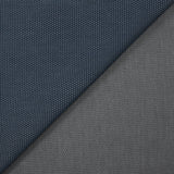 Jacquard de coton et soie tête d'épingle bleu brut